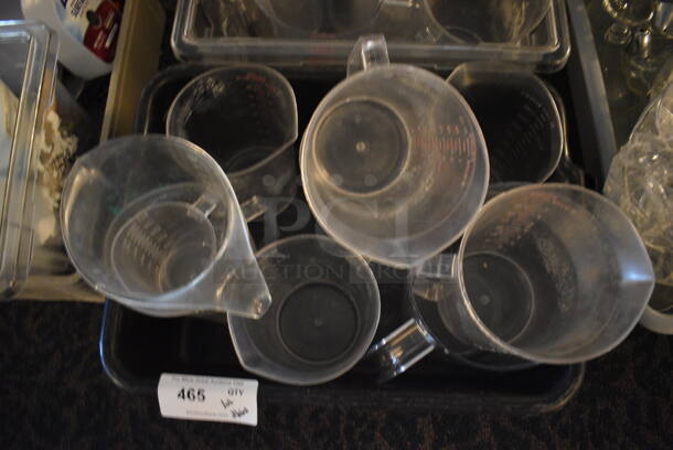 ALL ONE MONEY! Lot of 2 Bins of Various Poly Clear Pitchers! (main dining room) - Image 2 of 4