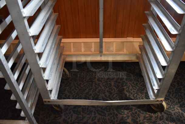 Metal Commercial Pan Transport Rack on Commercial Casters. 30.5x18.5x66. (sunroom dining room) - Image 4 of 4