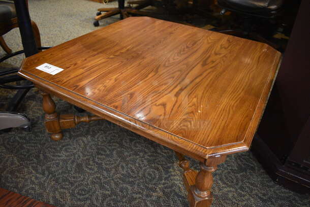 Wooden Table. 36x36x16. (gift shop) - Image 2 of 3