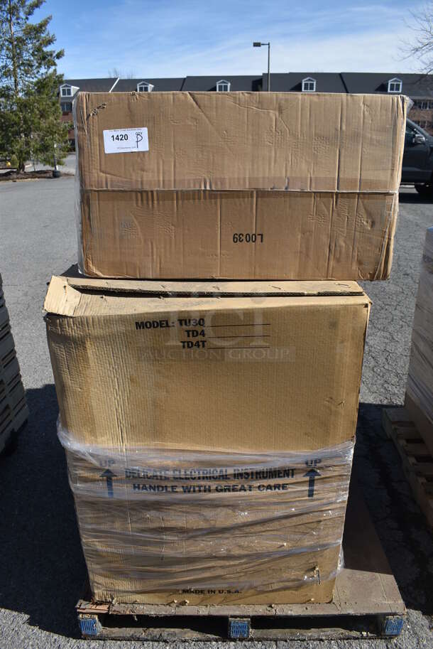 ALL ONE MONEY! Pallet Lot of Various Items Including Ingredient Bin and Bunn Hot Water Dispensers. 7x16x28 (warehouse) - Image 1 of 7