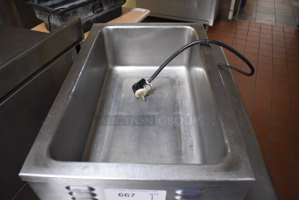 American Permanent Ware Stainless Steel Commercial Countertop Food Warmer. 14.5x23x9. Unit Was In Working Condition When Restaurant Closed. (bakery kitchen) - Image 3 of 5