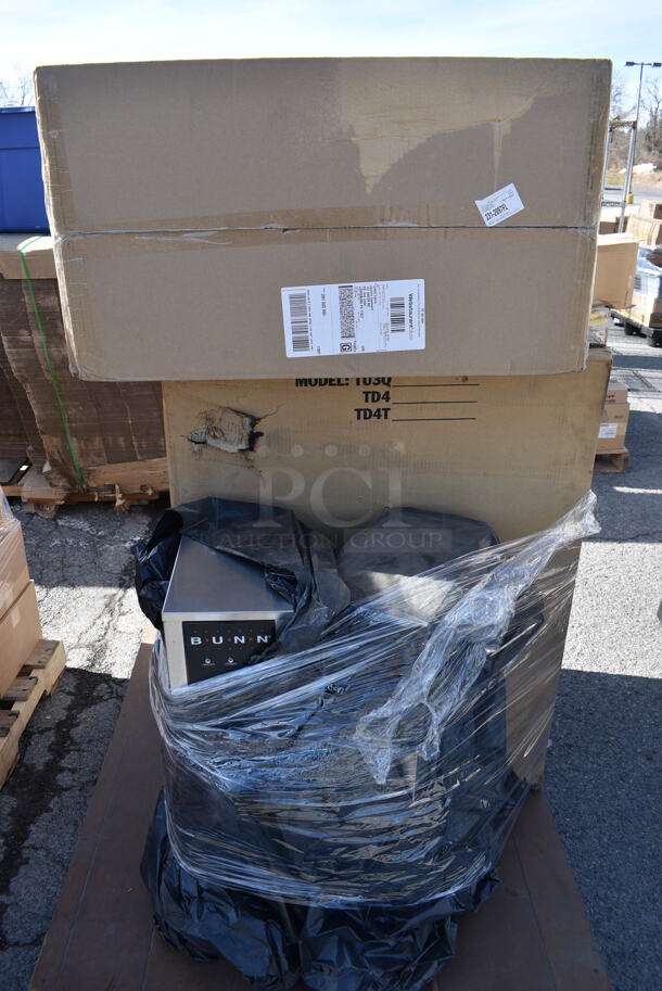 ALL ONE MONEY! Pallet Lot of Various Items Including Ingredient Bin and Bunn Hot Water Dispensers. 7x16x28 (warehouse) - Image 6 of 7