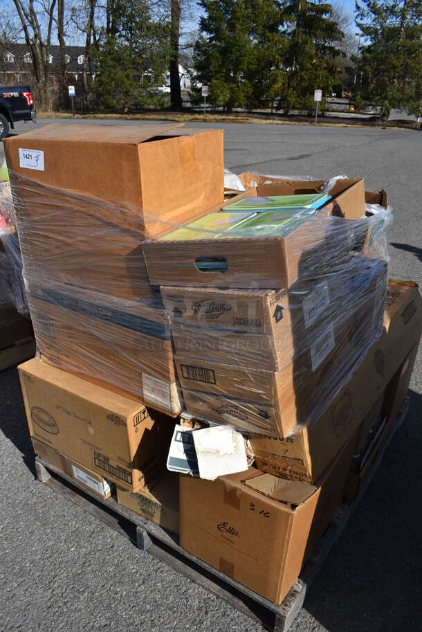 ALL ONE MONEY! Pallet Lot of Various Items Including Paper Products and Swiffer Pads. (warehouse) - Image 2 of 6