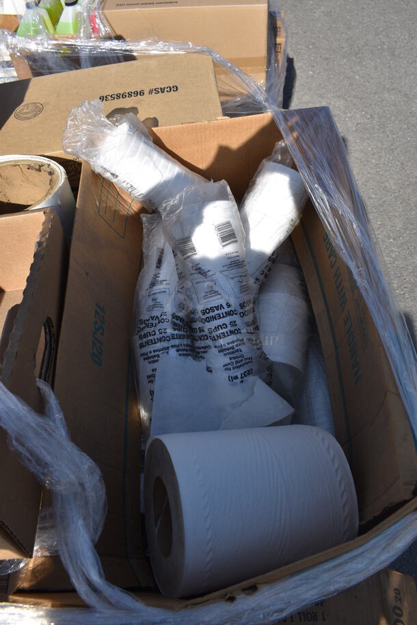 ALL ONE MONEY! Pallet Lot of Various Items Including Paper Products and Swiffer Pads. (warehouse) - Image 4 of 6