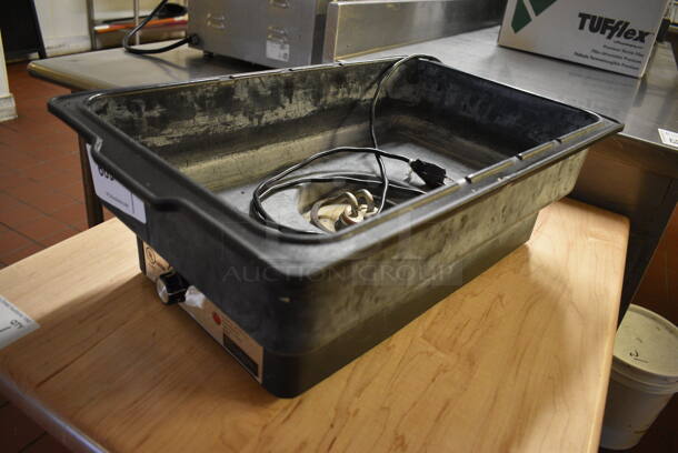 Sunnex Black Countertop Food Warmer. 120 Volts, 1 Phase. 22.5x13.5x7.5. Unit Was In Working Condition When Restaurant Closed. (bakery kitchen) - Image 4 of 4