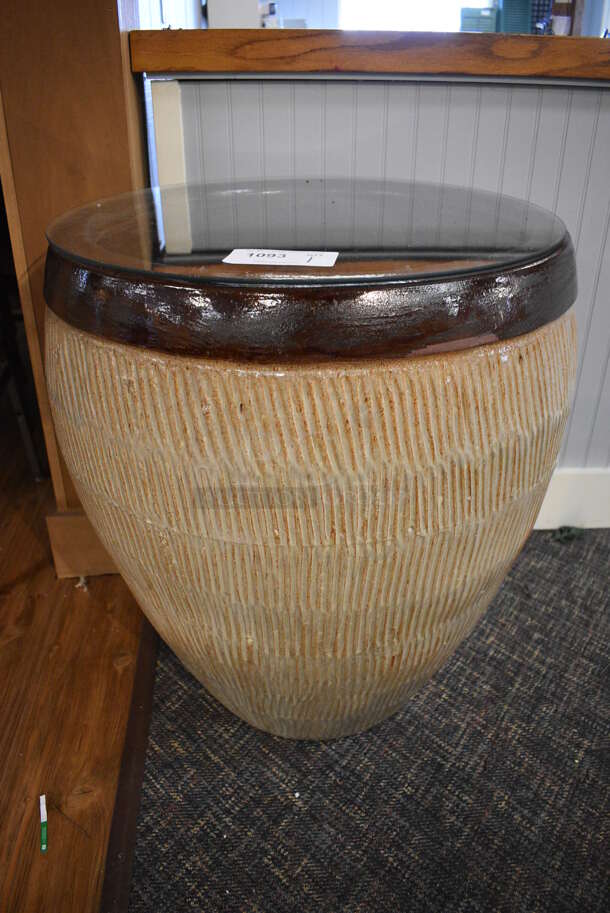 Stone Stand. 25x25x29. (garden center) - Image 1 of 3