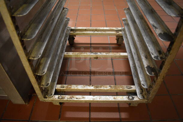 Metal Commercial Pan Transport Rack on Commercial Casters. 20.5x26x64. (bakery kitchen) - Image 3 of 4