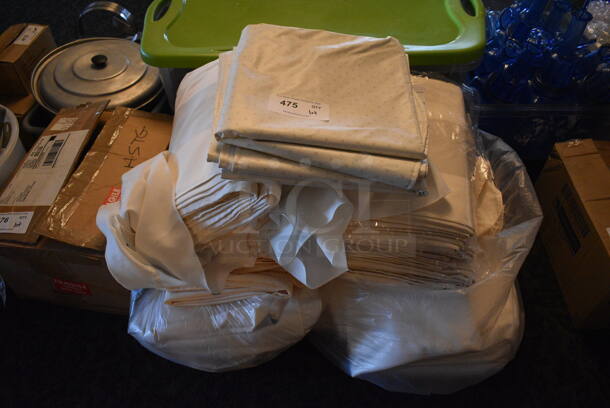 ALL ONE MONEY! Lot of Various Tablecloths! Includes 54x120. (main dining room)
