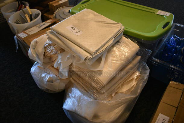 ALL ONE MONEY! Lot of Various Tablecloths! Includes 54x120. (main dining room) - Image 2 of 7