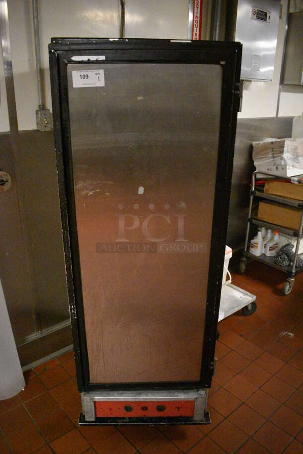 Metro Model C175-CM2000 Metal Commercial Single Door Reach In Warming Holding Cabinet on Commercial Casters. 120 Volts, 1 Phase. 25x32x69. Unit Was In Working Condition When Restaurant Closed. (kitchen) - Image 1 of 8