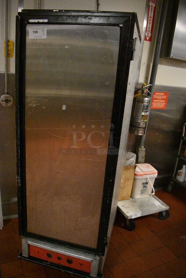 Metro Model C175-CM2000 Metal Commercial Single Door Reach In Warming Holding Cabinet on Commercial Casters. 120 Volts, 1 Phase. 25x32x69. Unit Was In Working Condition When Restaurant Closed. (kitchen) - Image 3 of 8