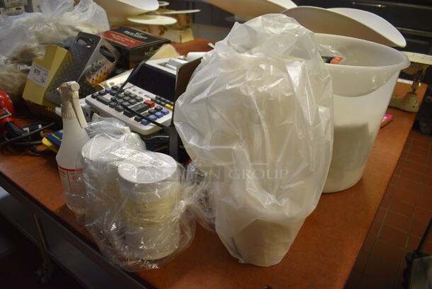 ALL ONE MONEY! Lot of Various Items Including Calculator, Grater and Tea Bags! (bakery kitchen) - Image 5 of 5