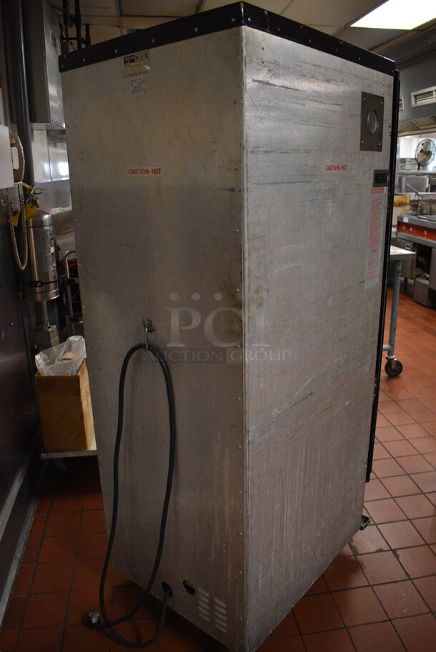 Metro Model C175-CM2000 Metal Commercial Single Door Reach In Warming Holding Cabinet on Commercial Casters. 120 Volts, 1 Phase. 25x32x69. Unit Was In Working Condition When Restaurant Closed. (kitchen) - Image 8 of 8