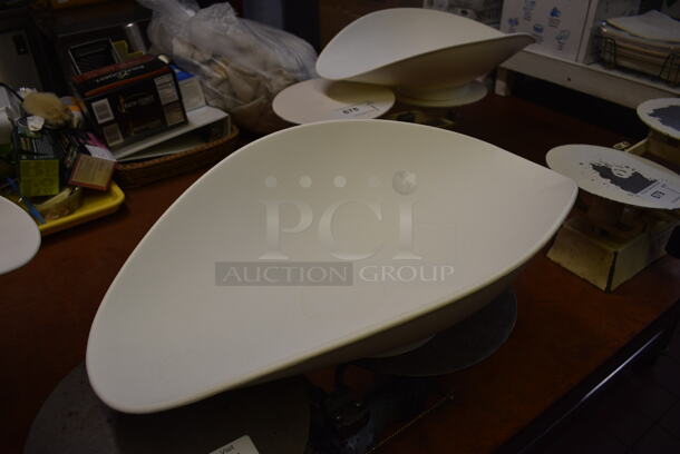 Metal Commercial Countertop Baking Scale w/ White Poly Bowl. 19.5x9x7.5, 21x12x6. (bakery kitchen) - Image 3 of 5