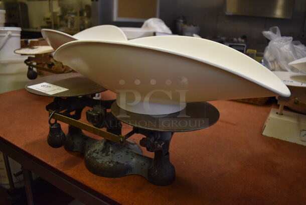 Metal Commercial Countertop Baking Scale w/ White Poly Bowl. 19.5x9x7.5, 21x12x6. (bakery kitchen) - Image 4 of 5