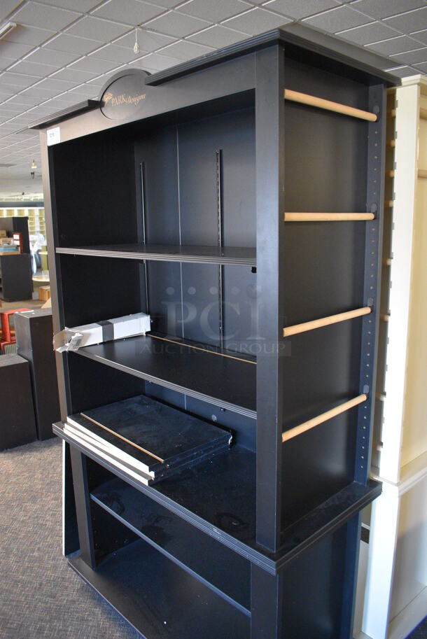 Black Shelving Unit. 46x20x77. (garden center) - Image 3 of 4