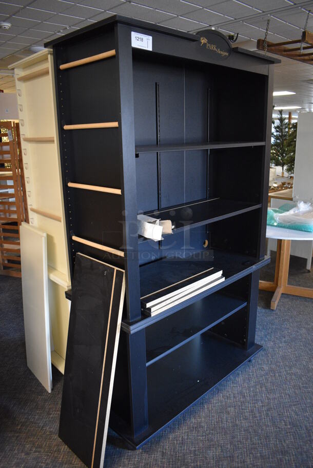 Black Shelving Unit. 46x20x77. (garden center) - Image 4 of 4