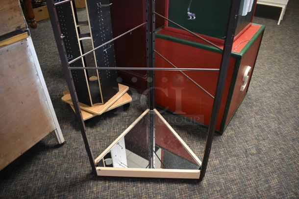 Black Metal Rack. 26x26x72.5. (garden center) - Image 3 of 3