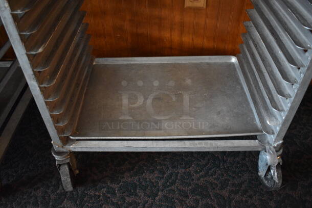 Metal Commercial Pan Transport Rack on Commercial Casters. 28.5x18x70. (sunroom dining room) - Image 4 of 4