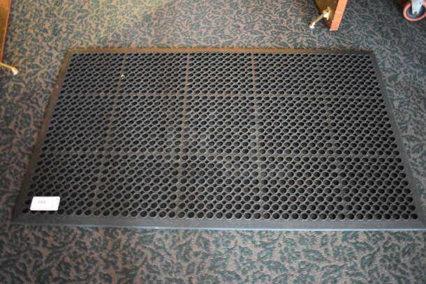 Black Anti Fatigue Floor Mat. 59.5x35.5x0.5. (sunroom dining room)