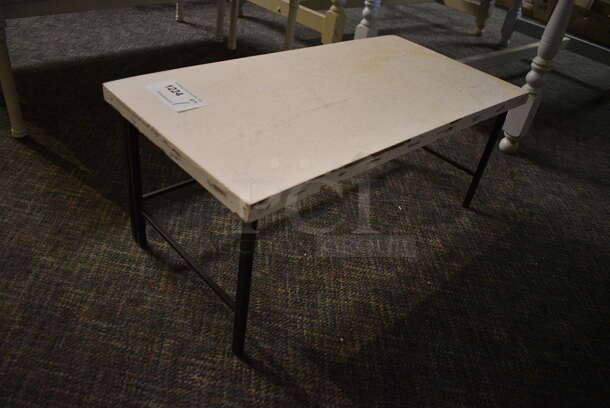 Wooden Table. 28x14x12. (garden center) - Image 3 of 3
