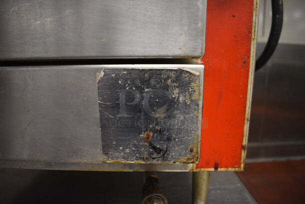 Vulcan Stainless Steel Commercial Electric Powered Single Compartment Steam Cabinet. 208-240 Volts, 3 Phase. 21x25x30.5. Unit Was In Working Condition When Restaurant Closed. (kitchen) - Image 6 of 8