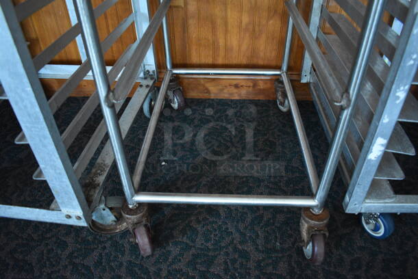Metal Commercial Pan Transport Rack on Commercial Casters. 18x26x72.5. (sunroom dining room) - Image 4 of 4
