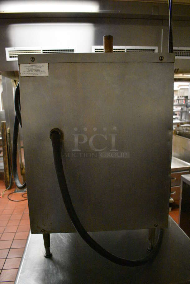 Vulcan Stainless Steel Commercial Electric Powered Single Compartment Steam Cabinet. 208-240 Volts, 3 Phase. 21x25x30.5. Unit Was In Working Condition When Restaurant Closed. (kitchen) - Image 7 of 8