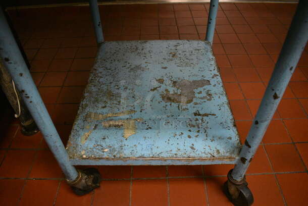 Stainless Steel Commercial Table w/ Metal Under Shelf on Commercial Casters. Does Not Include Contents. 30x36x35. (kitchen) - Image 3 of 4