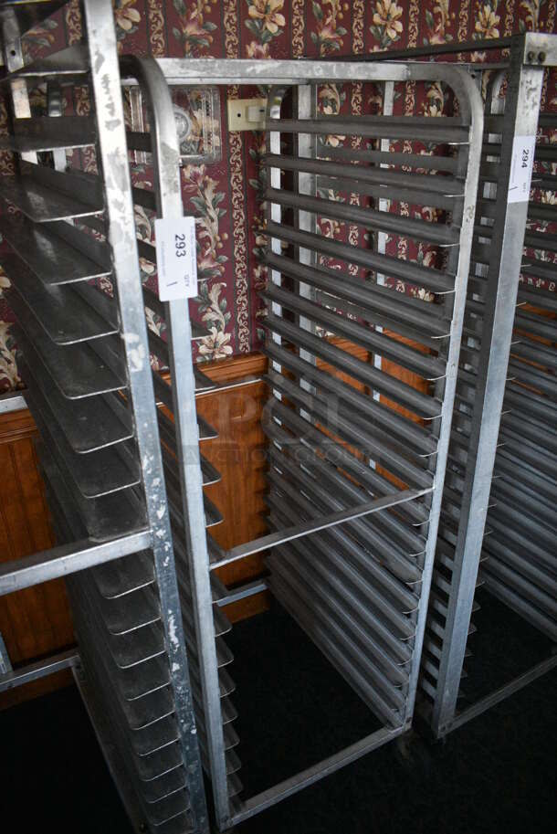 Metal Commercial Pan Transport Rack on Commercial Casters. 20.5x26x62. (sunroom dining room) - Image 2 of 4