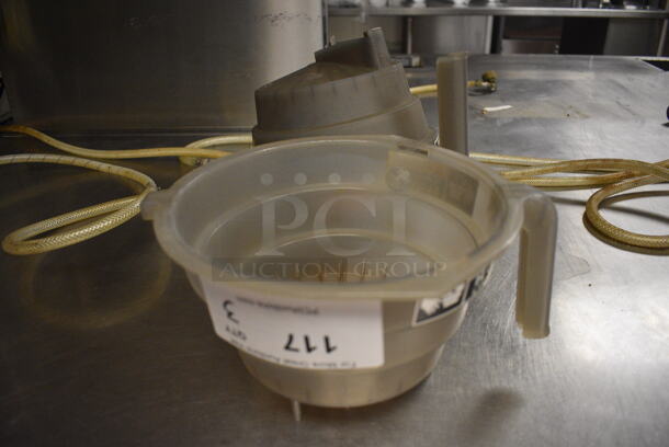 3 Poly Coffee Machine Brew Baskets. 10.5x9x6. 3 Times Your Bid! (kitchen) - Image 1 of 4