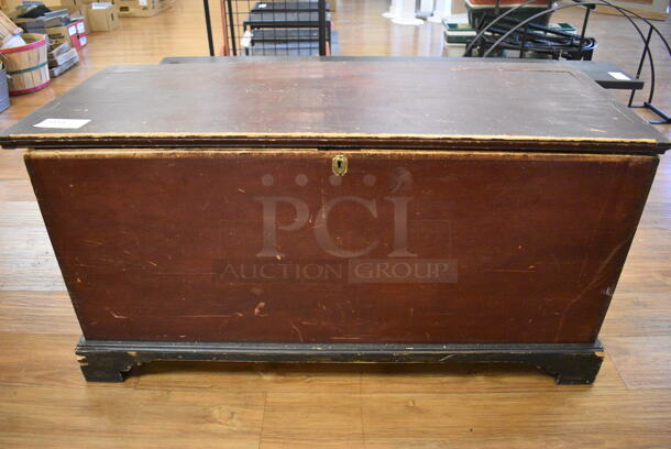 Wooden Chest. 52x22x25. (garden center) - Image 1 of 4