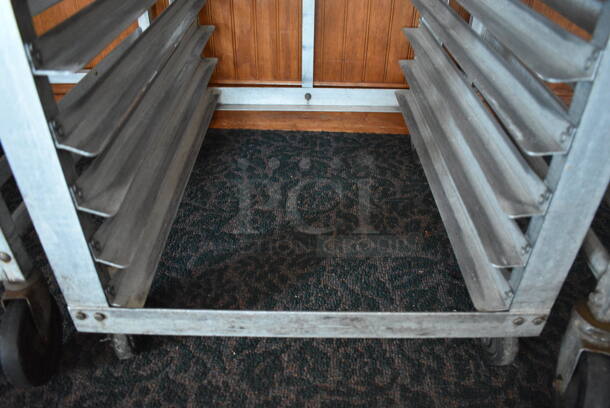 Metal Commercial Pan Transport Rack on Commercial Casters. 22.5x26.5x64. (sunroom dining room) - Image 4 of 4