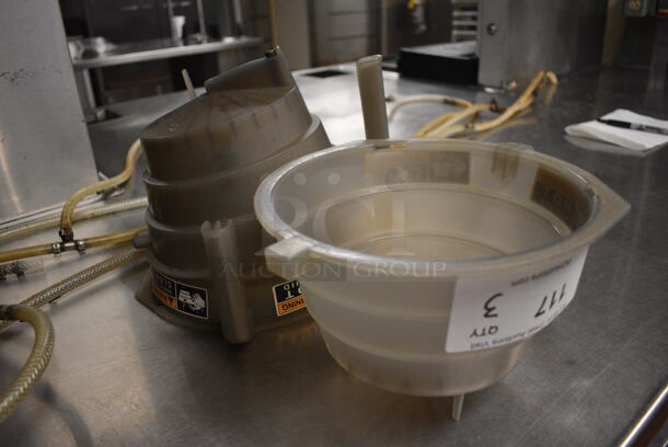 3 Poly Coffee Machine Brew Baskets. 10.5x9x6. 3 Times Your Bid! (kitchen) - Image 3 of 4
