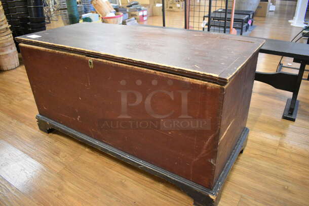 Wooden Chest. 52x22x25. (garden center) - Image 3 of 4
