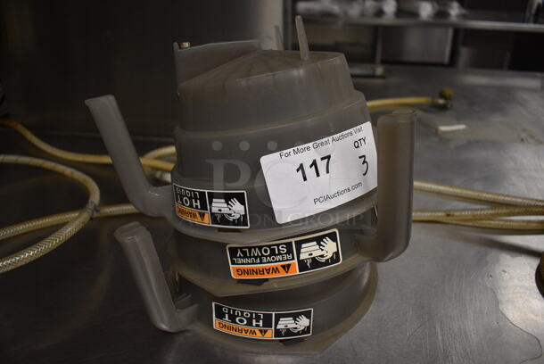 3 Poly Coffee Machine Brew Baskets. 10.5x9x6. 3 Times Your Bid! (kitchen) - Image 4 of 4