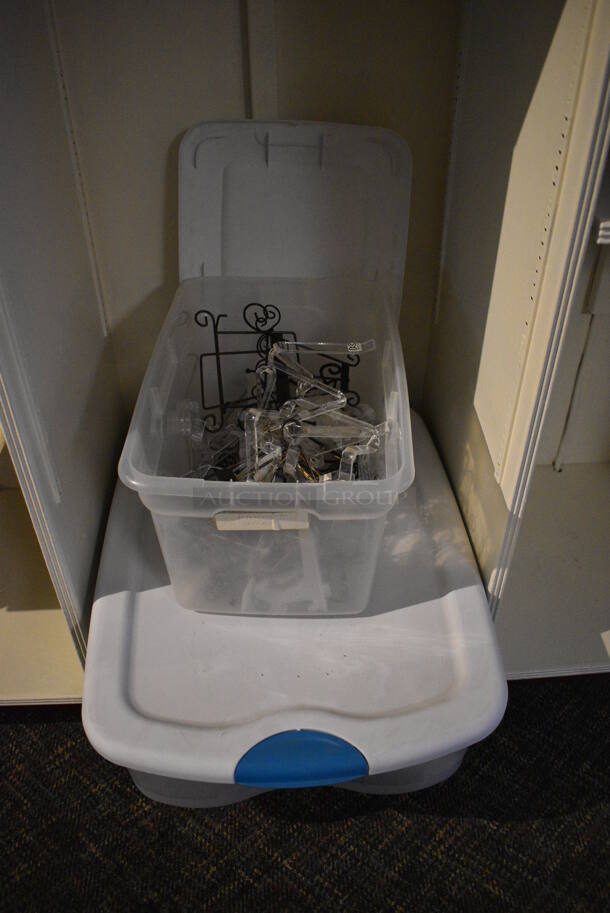 White Wooden Shelving Unit w/ Contents Including Fake Candles and Lampshades. BUYER MUST REMOVE. 115.5x17x97. (garden center) - Image 4 of 6