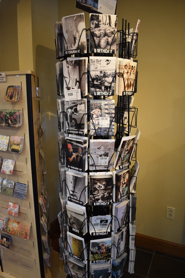2 Various Floor Style Racks w/ Contents. 21x21x63, 22x22x72. 2 Times Your Bid! (gift shop) - Image 3 of 6