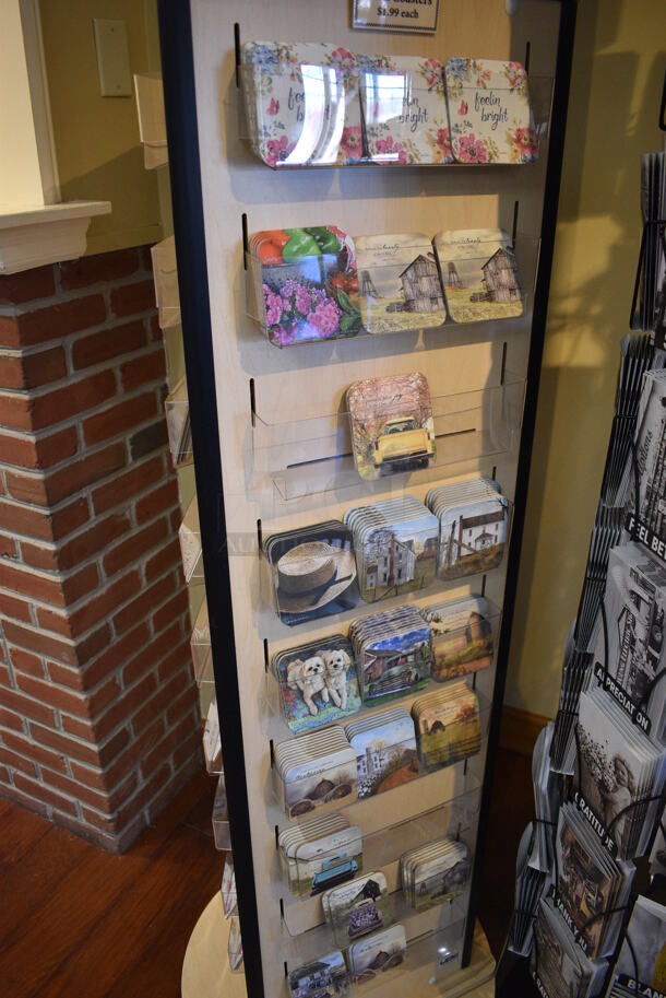 2 Various Floor Style Racks w/ Contents. 21x21x63, 22x22x72. 2 Times Your Bid! (gift shop) - Image 6 of 6