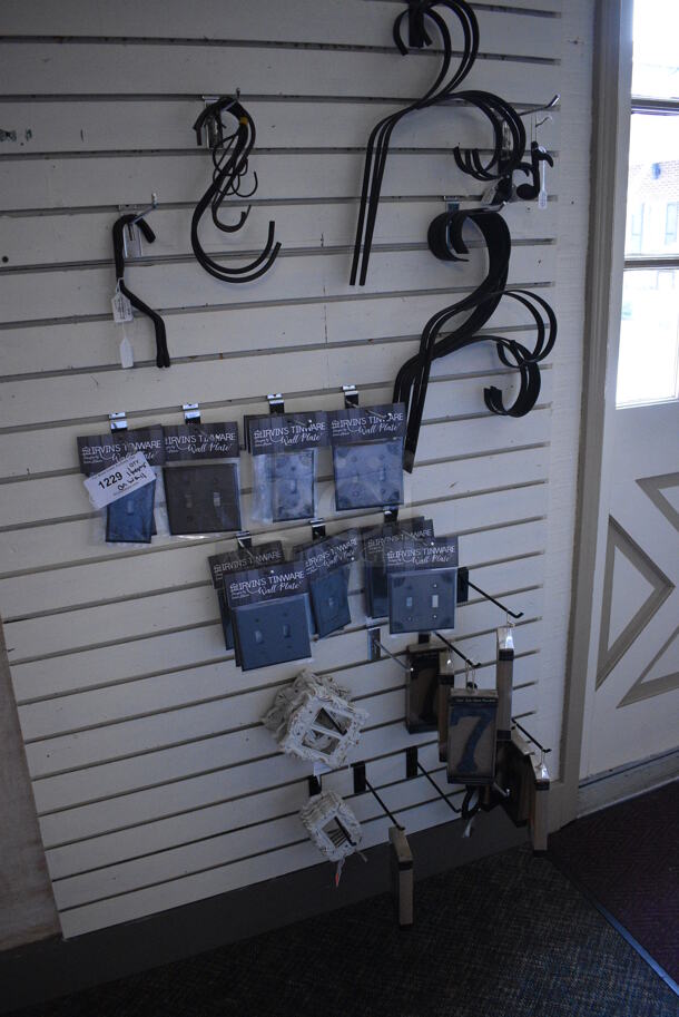 ALL ONE MONEY! Lot of Various Items Including Light Switch Covers! (garden center) - Image 2 of 3