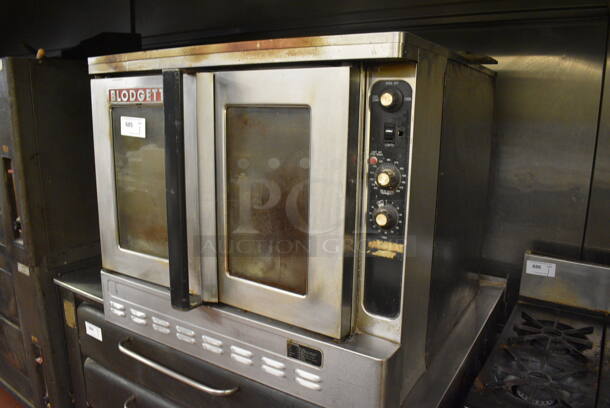 Blodgett Stainless Steel Commercial Natural Gas Powered Full Size Convection Oven w/ View Through Doors, Metal Oven Racks and Thermostatic Controls. 38x39x32. Unit Was In Working Condition When Restaurant Closed. (bakery kitchen) - Image 2 of 7
