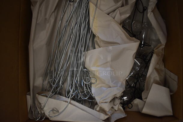 ALL ONE MONEY! Lot of Various Glass Jars and Metal Rods! (garden center) - Image 3 of 4