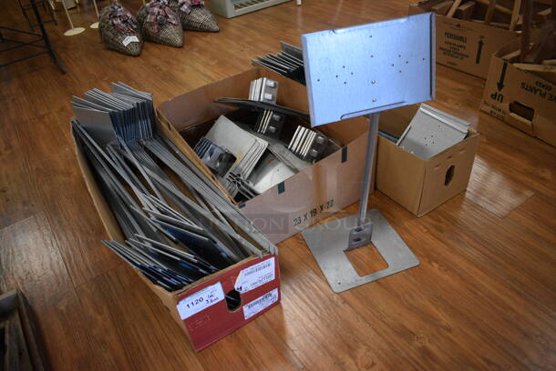 ALL ONE MONEY! Lot of 3 Boxes of Metal Signs. 10x10x26. (garden center) - Image 6 of 6