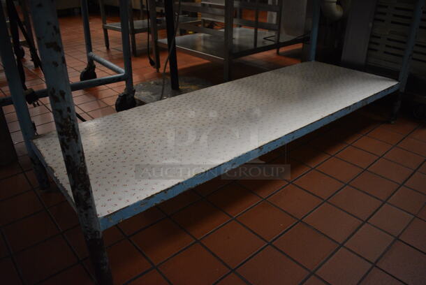 Stainless Steel Commercial Table w/ Over Shelf, Under Shelf and Back Splash. 72x30x53. (kitchen) - Image 3 of 4