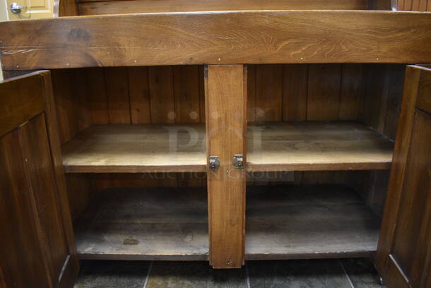 Wooden Cabinet w/ 3 Drawer and 2 Doors. 43x20x48. (gift shop) - Image 4 of 4