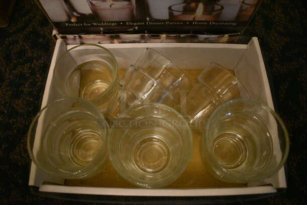 ALL ONE MONEY! Lot of 6 Boxes of Glass Candle Holders! 69 Holders Total. 2x2x2.5, 2.75x2.75x2.5. (main dining room) - Image 4 of 4