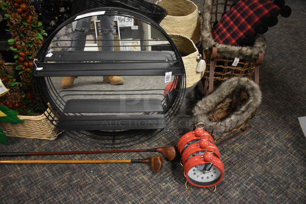 ALL ONE MONEY! Lot of Various Items Including Golf Clubs, Luggage and Fake Trees. (garden center) - Image 3 of 6