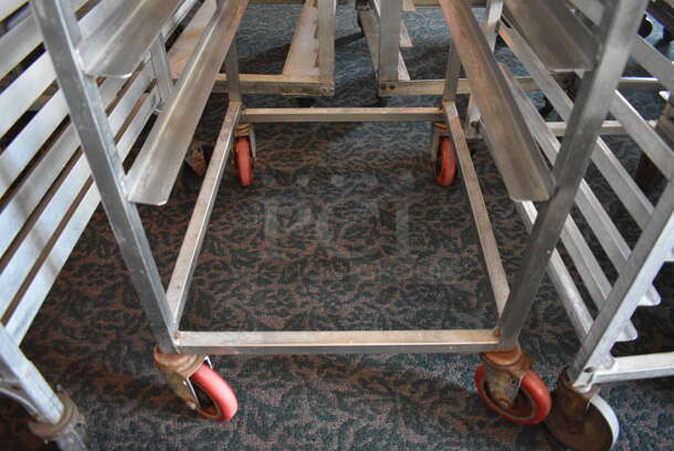 Metal Commercial Pan Transport Rack on Commercial Casters. 20.5x26x70. (sunroom dining room) - Image 4 of 4