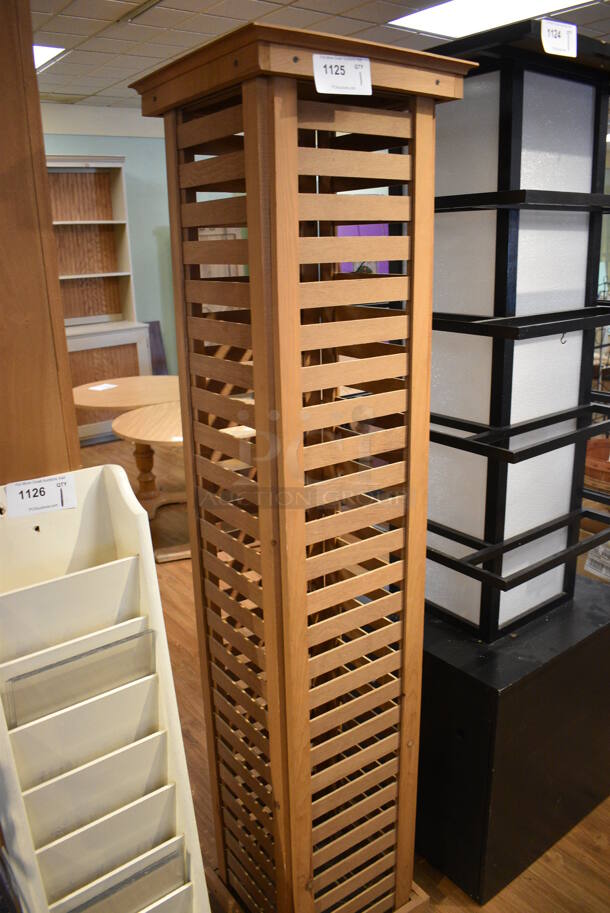 Wooden Rack. 17x17x71. (garden center) - Image 2 of 3