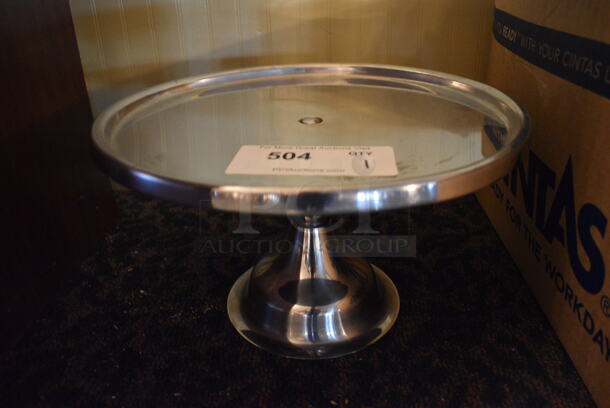 Metal Countertop Cake Stand. 13x13x7.5. (main dining room)